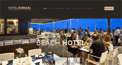 Desktop Screenshot of hotelkursaalcalafell.com
