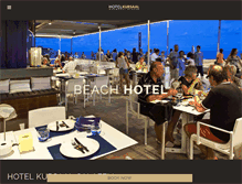 Tablet Screenshot of hotelkursaalcalafell.com